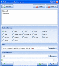 ALO Power Audio Converter 2007 screenshot